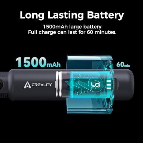 Creality Mini Cordless Rotary Tool for 3D Prints Finishing 24-in-1 USB Charging 3.7V 6-Speed Power Rotary Tool Kit for 3D Print Crafts Sanding, Polishing, Support Removal, Drilling, Etching, Engraving