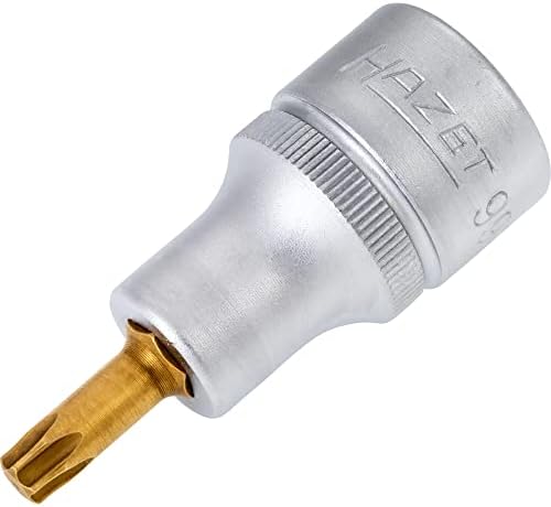 HAZET 992T-SR/5 Smart Rail with Magnetic Base, 5 Slots, Drive: Square 12.5 mm (1/2 Inch), Output: Internal Torx Profile, Plastic Socket Strip for Socket Spanner