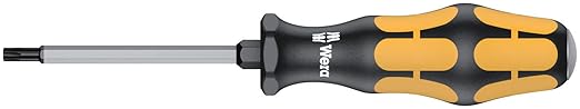 Wera 05024400001 Kraftform Plus 977 Torx Screwdriver, TX15 Head, 3 1/8" Blade Length