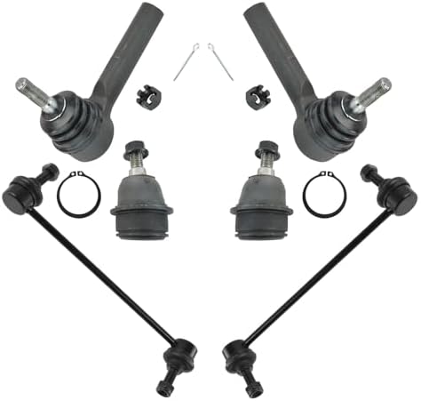 TRQ Front Steering & Suspension Kit Ball Joint Sway Bar Stabilizer Link Tie