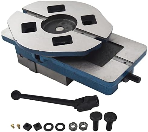 marddpair Heavy Duty Milling Vise 4 Inch 360 Degree Swiveling Base Accuracy Mill Vise Fit for Milling Shaping and Drilling Machines