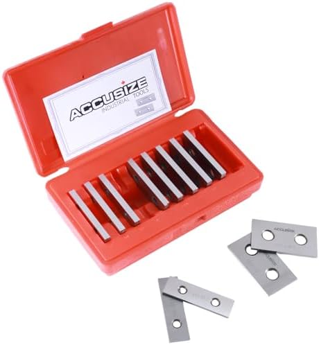 Accusize Precision Parallel Set 1/8 in x 3 in, 10 Matched Pairs
