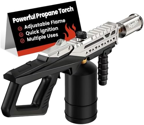 KOACKL 24" CSA Propane Torch Gun 2372°F Adjustable Flame Campfire