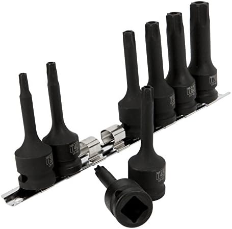 Performance Tool W32092 8pc 1/2" Dr. Star Impact Bit Socket Set (Sizes: T30, T40, T45, T47, T50, T55, T60, T70)