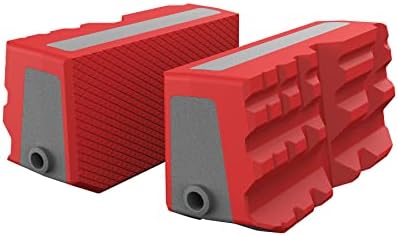 Real Avid Smart-Jaws Multi-Fit Sleeves | Upgraded Vise Jaws | Non-Marring, Heat Resistant Bench Vise Jaws | 9 Different Grooves for Optimal Secure Fit on Variety of Shapes and Sizes