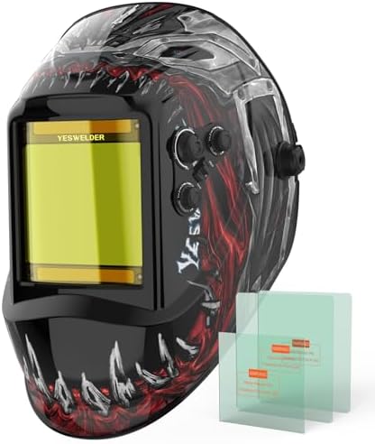 YESWELDER Auto Darkening Welding Helmet, Large View, LYG-M800H-SK