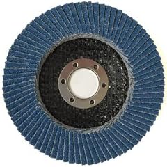 Benchmark Abrasives 4.5" x 7/8" Zirconia Type 29 Flap Discs, 80 Grit