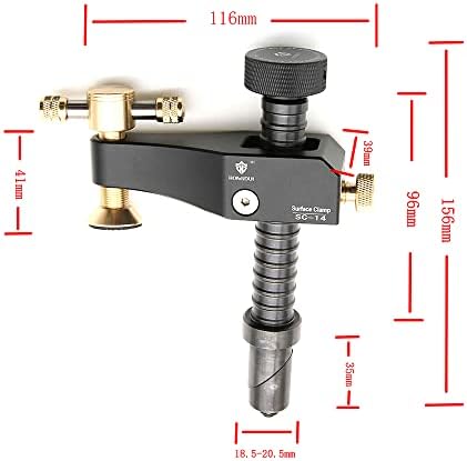HONGDUI Bench Dog Clamp, 3/4"(19/20mm) Dog Hole Clamp MFT Woodworking Clamp