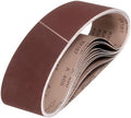 HARFINGTON 4 x 36 Inch Sanding Belts, 12 Pcs 400 Grits Aluminum Oxide