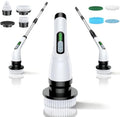 Electric Spin Scrubber for Bathroom: Shower Cleaner Brush with Long Handle
