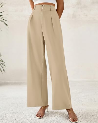 BTFBM Wide Leg Dress Pants Women Business Casual Outfits