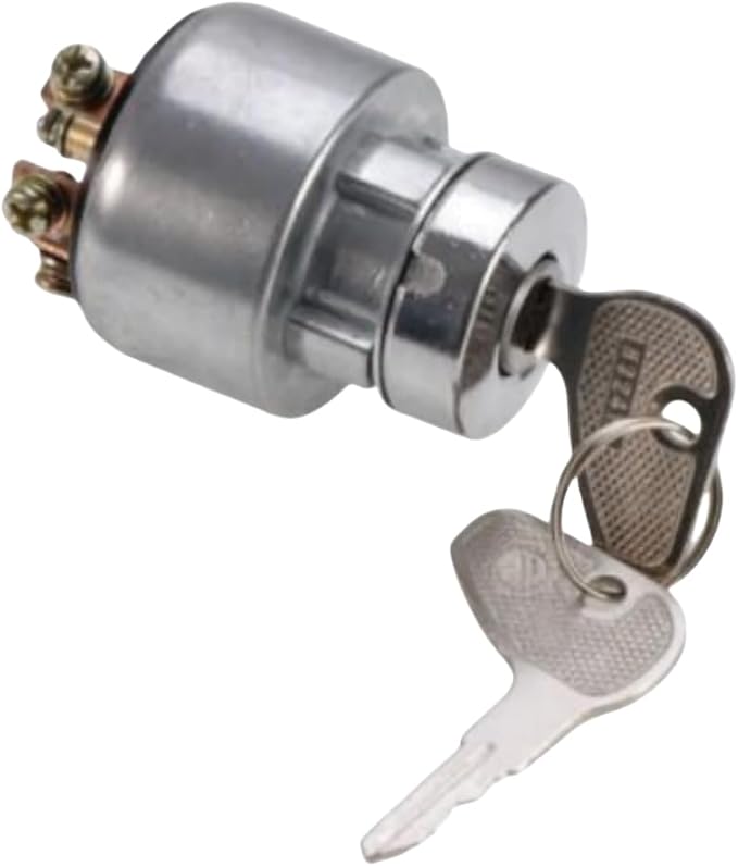 6602155140 Ignition Switch Replacement for Kubota GardenTractor | 4 Position 5 Terminal 2 Keys , High Quality Replacement for Kubota Garden Tractor G3200, G4200, G4200H, G5200H, G6200H