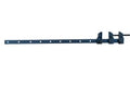 Groz 36" Duo Bar Clamp, 30" Capacity, Reversible Malleable Iron Head for Internal & External Clamping, 1-1/4" x 1/4" Drawn Steel Bar, Spring-Loaded Pin, Woodworking & Construction (39132)