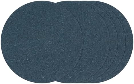 25Pcs Sanding Discs 7In 80Grit Hook and Loop Sandpapers Blue