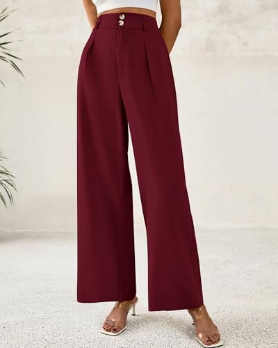 BTFBM Wide Leg Dress Pants Women Business Casual Outfits