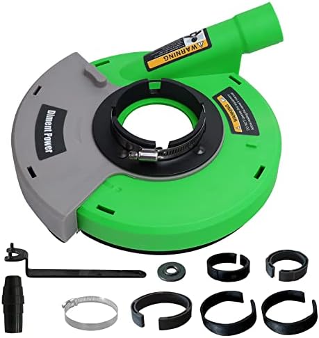Universal Surface Grinding Dust Shroud for Angle Grinder 7-Inch. Collect Grinding Dust-Stone, Cement, Marble, Rock,Granite, Concrete