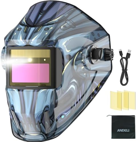 ANDELI Auto Darkening Welding Helmet, Shade 3/5-9/9-13, Digital Control