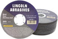 25 Pc 4.5" x 1/16" x 7/8" Cut-Off Wheels Lincoln Abrasives Metal & Stainless Steel