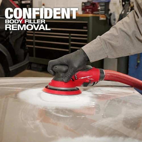 2585-20 Brushless Cordless Orbital Sander for Milwaukee M12 12V FUEL 6" Random Orbital Sander - 3/16" - Bare Tool