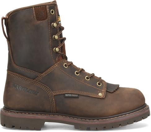 Carolina 28 Series Soft Toe Waterproof Work Boots for Men, EH-Rated