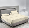 SCI Top Split Flex Sheet Set for Adjustable Bed King Size ,Ivory