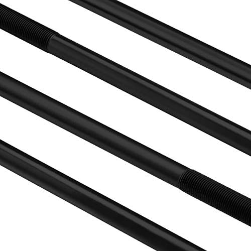 Supreme Suspensions - 4X Heavy-Duty Round Bend U-Bolts for Lifted Applications => 10" Long x 3.5" Wide x 9/16" Threads