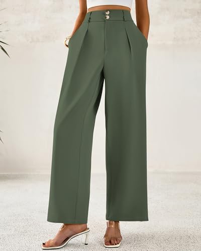 BTFBM Wide Leg Dress Pants Women Business Casual Outfits
