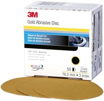 3M Hookit Gold Disc, 00919, 236U, 3 in, P120