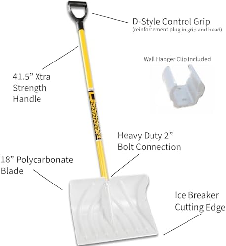 The Snow Dominator - Snow Pusher & Scoop Combo Tool 2 Pack