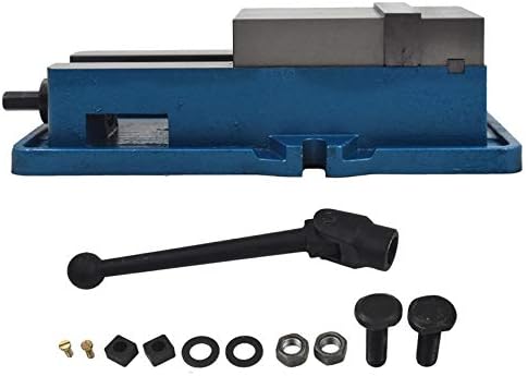 6In x 5.9In CNC Milling Machine Vise Lockdown Bench Vise, Without Base Clamp Vise, High Precision Clamping
