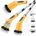 Electric Spin Scrubber for Bathroom, Shower Scrubber with Long Handle