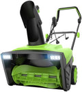 STEELITE 20 Inch Corded Electric Snow Blower, 15 Amp, Dual LED Lights, Adjustable Chute