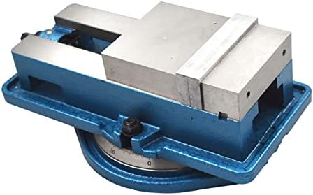 findmall 5 Inch Accuracy Mill Vise 360 Swivel Base Heavy Duty Milling Vise Fit for Milling Shaping and Drilling Machines