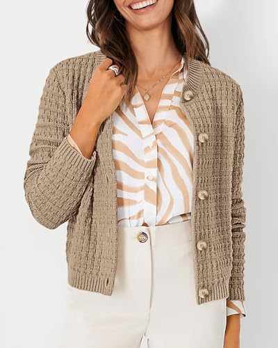 PRETTYGARDEN Women's Fall Lightweight Cardigan Sweaters