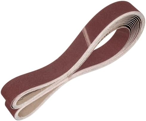 HARFINGTON 2 x 72 Inch Sanding Belts, 20 Pcs 120 Grits Aluminum Oxide