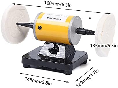 Jewelry Polishers - Adjustable Variable Speed Bench Grinder Polishing and Polishing Machine Kits, Dental Buffers and Lathes - Bench Lathe Polishers, Bench Grinders Jewelry Making Polishers