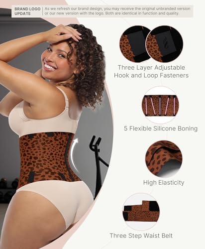 FeelinGirl Waist Trainer for Women Corset Tummy Control Faja Body Shaper