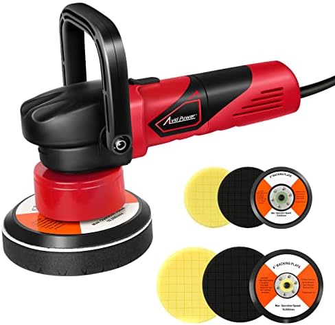AVID POWER 5"/6" Dual Action DA Polisher Kit 6-Speed Random Orbital Buffer