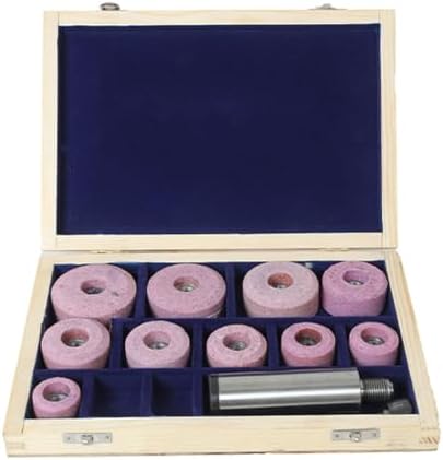 Sioux Valve Seat Grinding Stones with Holder & Star Drive, 11 Pcs