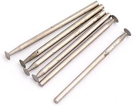 10pcs 2.35mm Shank Emery Polishing Diamond Grinding Head Mounted Points Jade Carving Burrs H Needle For Dremel Rotary Tools,600 Grit,1.2MM