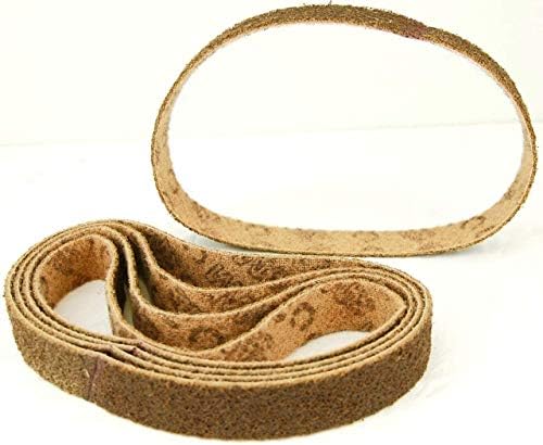 BLUEROCK 15 Pack Assorted Grit 1.5" x 30" (40mm x 760mm) Nylon Non-Woven Sanding Belts for Model 40A & Metabo Sander