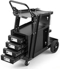 VEVOR Welding Cart, 2-Tier 4 Drawers Welder Cart 265 LBS Weight Capacity