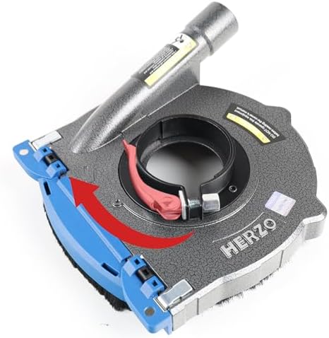 HERZO Aluminum Dust Shroud for Angle Grinder 7 inch