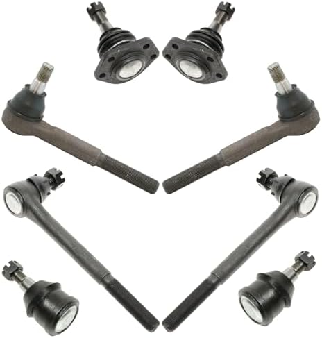 TRQ Front Steering & Suspension Kit Ball Joint Tie Rod