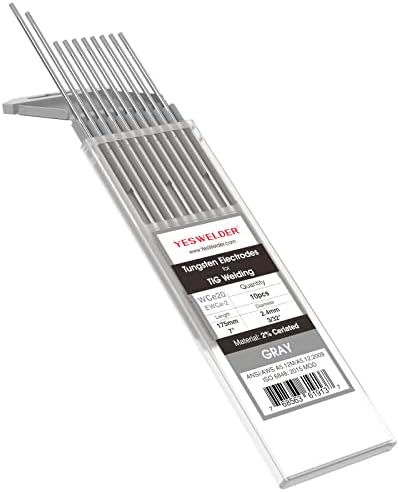 YESWELDER TIG Welding Tungsten Electrode 2% Ceriated