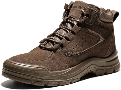 Furuian Steel Toe Boots for Men Women Lightweight Work Boots Pioneer Series