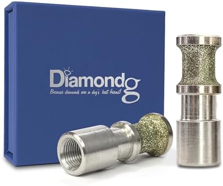 Diamondg Dog Nail Grinder Bits - Diamond-Coated, 80 Grit Body, 1Pack, Small