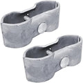 1-5/8" Galvanized Chain Link Fence Panel Clamps with Bolts & Nuts - Saddle Clamps for Dog Kennels & Temporary Fencing (2 Pack)