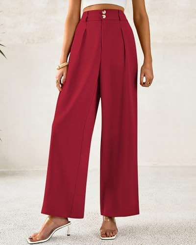 BTFBM Wide Leg Dress Pants Women Business Casual Outfits