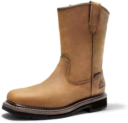 NORTIV 8 Steel Toe Cowboy Boots for Men